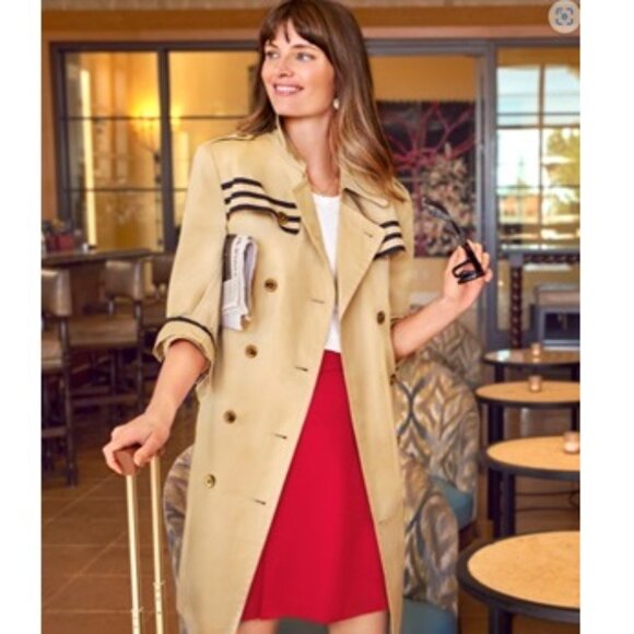 Cabi Runway Trench Coat Spring 2025 Size M - Picture 7 of 9